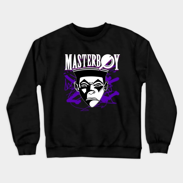 MASTERBOY - 90s special marine purple collector edition Crewneck Sweatshirt by BACK TO THE 90´S
